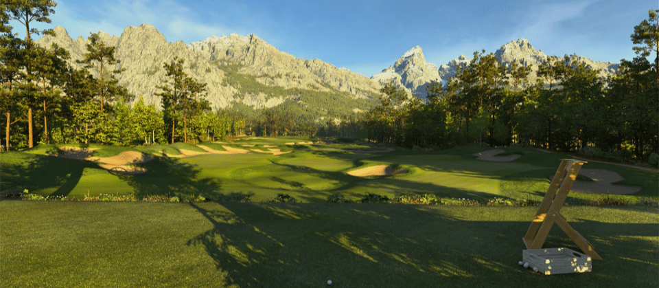 Course simulation TruGolf